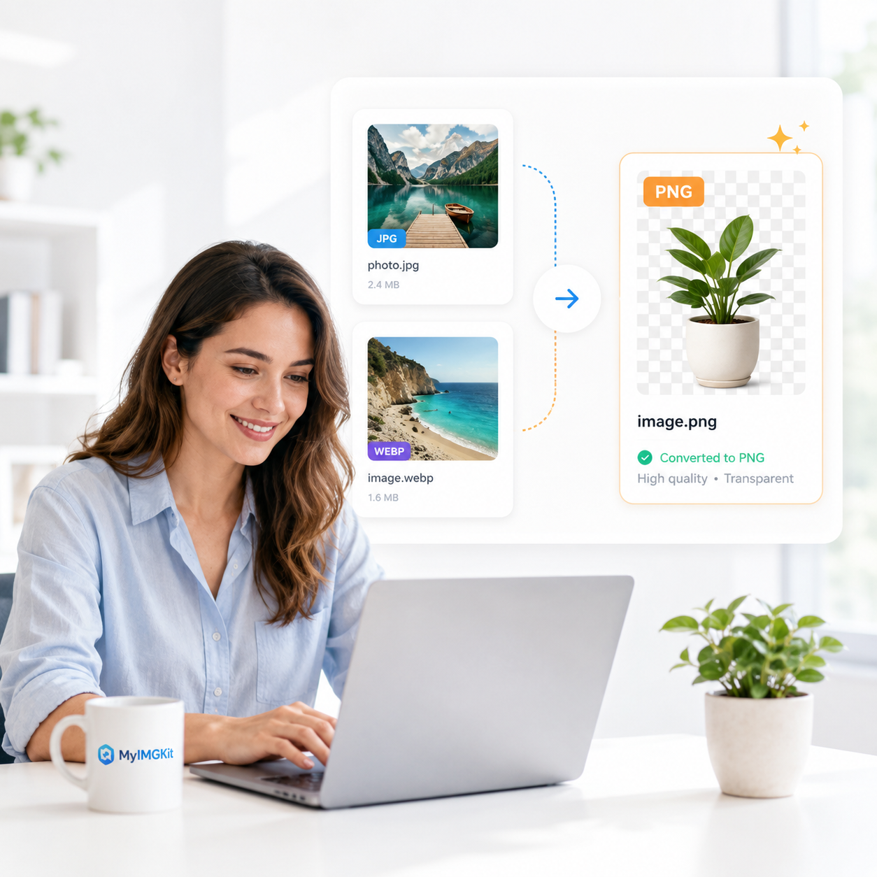 Como converter imagem para PNG grátis e online