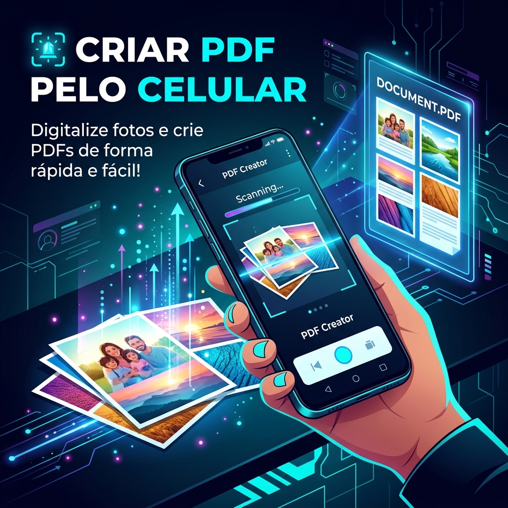 Como criar um PDF pelo celular usando imagens