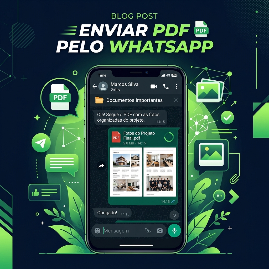 Como enviar documentos em PDF pelo WhatsApp