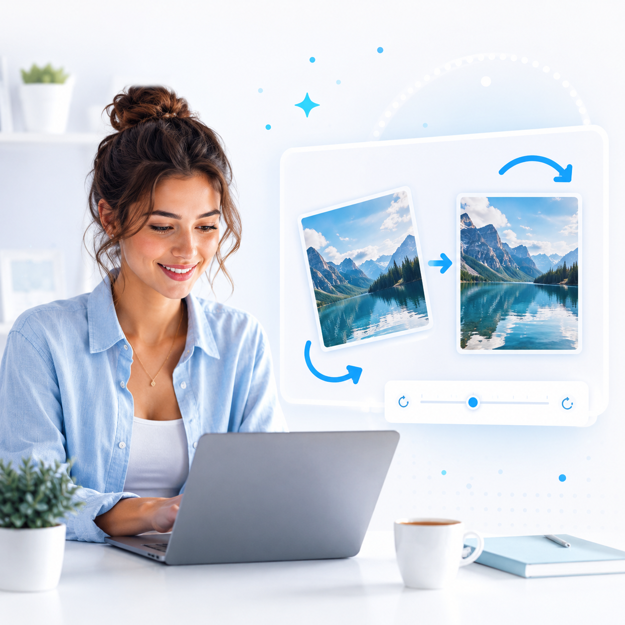 Como girar imagem online rapidamente