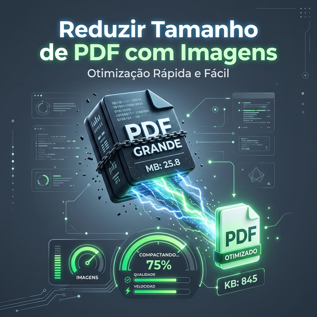 Como reduzir o tamanho de um PDF feito com imagens