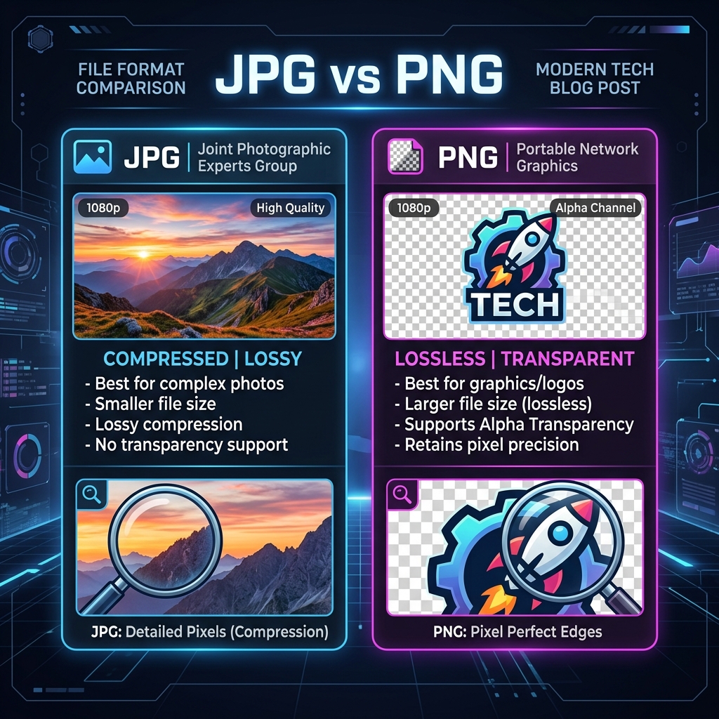 JPG ou PNG ao converter PDF em imagem?